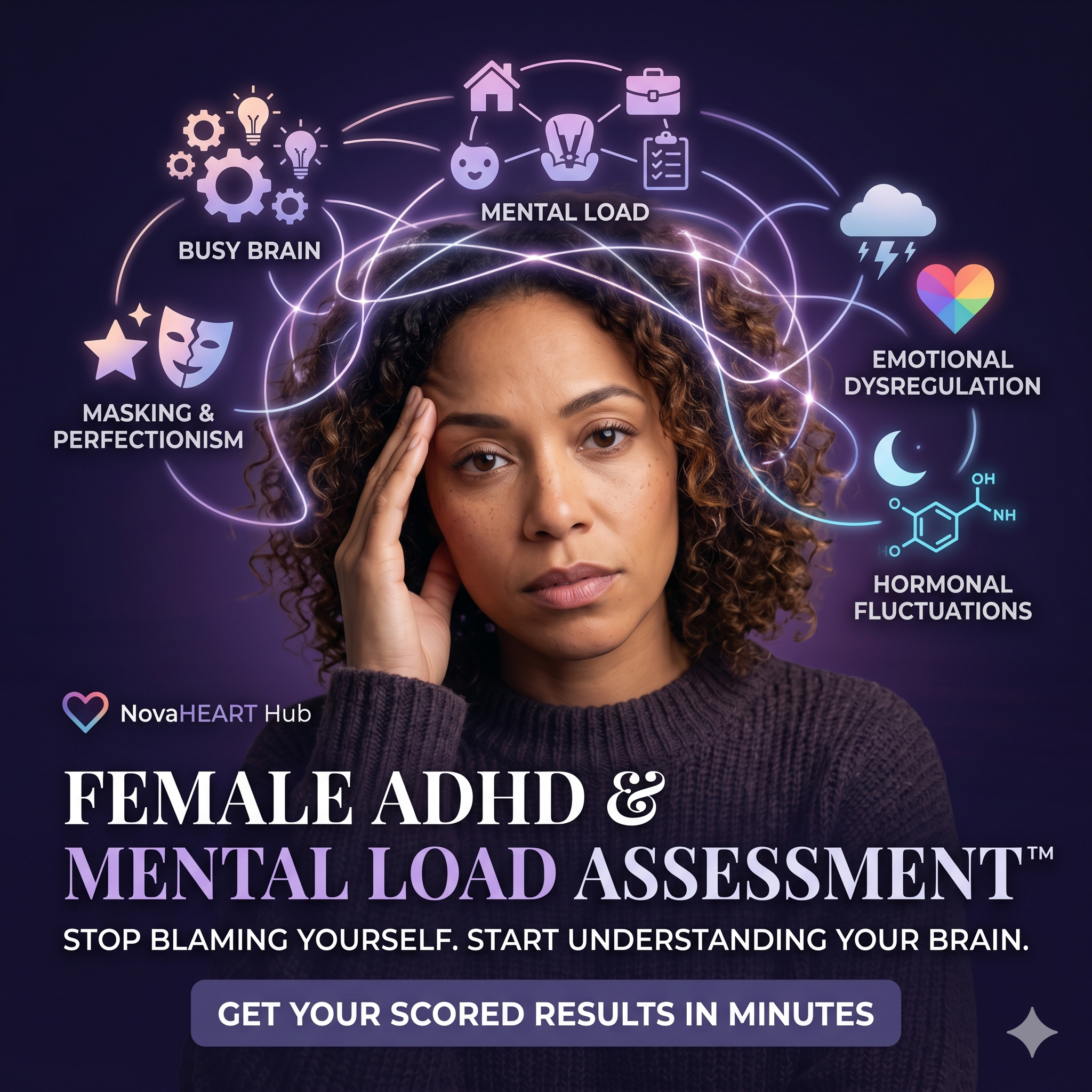 Female ADHD & Mental Load Assessment™ — Free Self-Report Tool