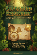 Adventure Explorer Jungle Quest Homework System Cover