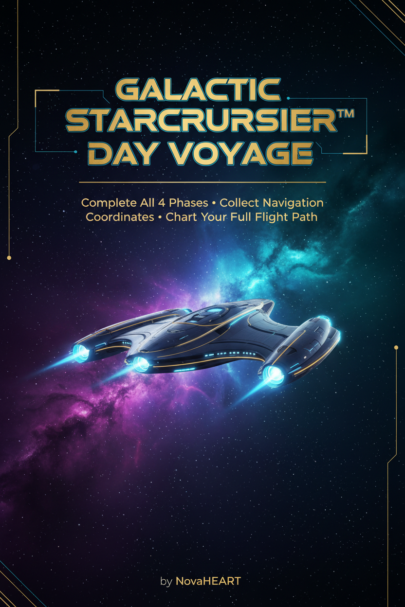 Galactic Starcruiser Day Voyage Planner Cover