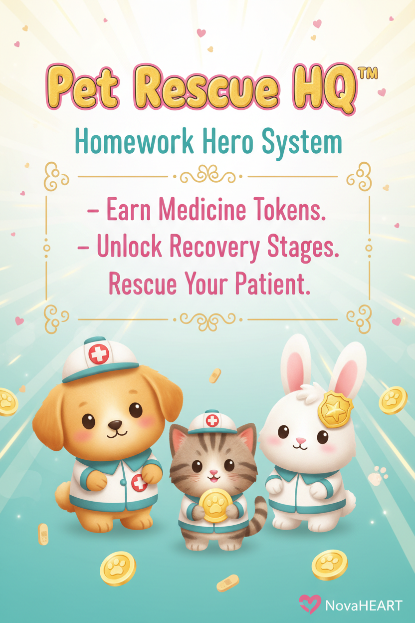 Pet Rescue HQ Homework Hero System product cover