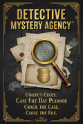 Detective Mystery Agency Case File Day Planner product cover