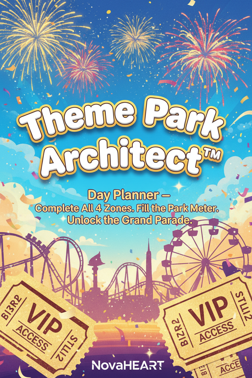 Theme Park Architect Day Planner product cover